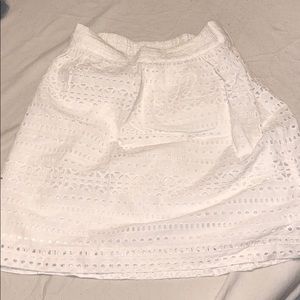 dress LOFT white pouf size: S